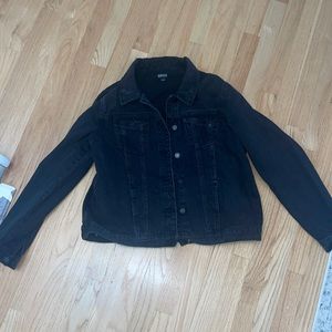 Black jean jacket